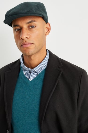 Men - Flat cap - dark green