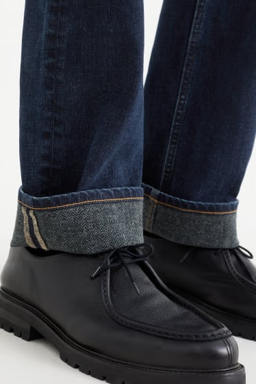 Uomo - Straight jeans - jeans termici - jeans blu scuro