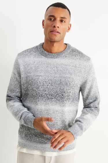 Herren - Pullover - hellgrau-melange