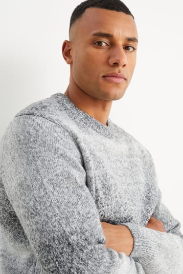 Men - Jumper - light gray-melange