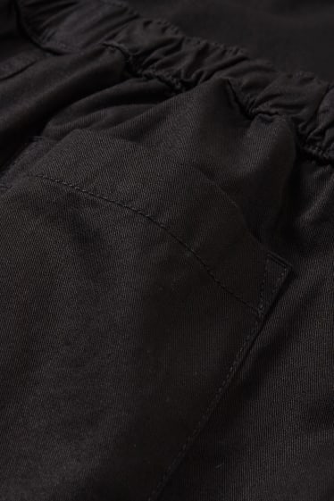 Enfants filles - Pantalon parachute - noir