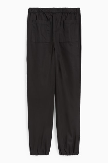 Enfants filles - Pantalon parachute - noir