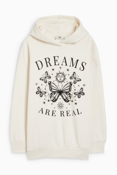 Kinder Mädchen - Hoodie - cremeweiß