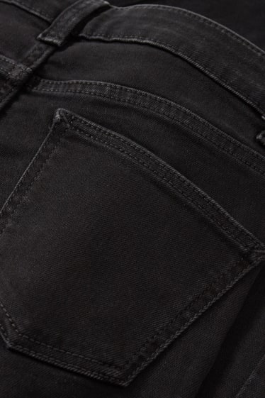 Dětské - Skinny jeans - LYCRA® - džíny - tmavošedé