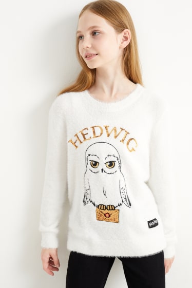 Bambine - Harry Potter - maglione - bianco