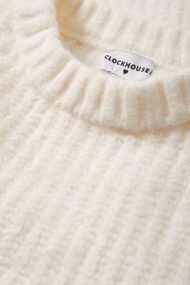 Joves - CLOCKHOUSE - jersei - blanc trencat