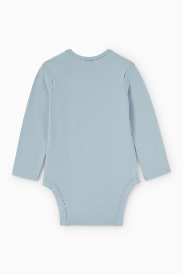 Unisex - Pinguïn - rompertje - lichtblauw