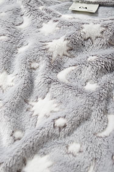 Kinderen - Winterpyjama - 2-delig - met patroon - grijs