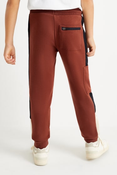 Enfants - Pantalon de jogging - marron foncé