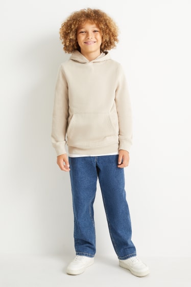 Kinder Buben - Baggy Jeans - jeansblau