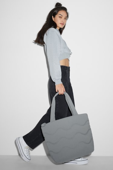 Damen - CLOCKHOUSE - Shopper - grau