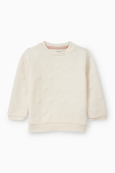 Baby Mädchen - Baby-Outfit - 3 teilig - cremeweiß