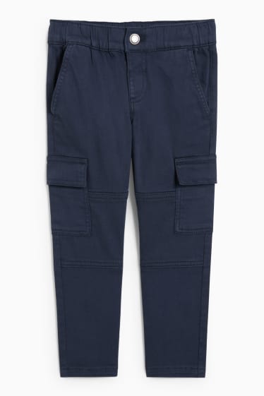 Kinder Buben - Cargohose - dunkelblau