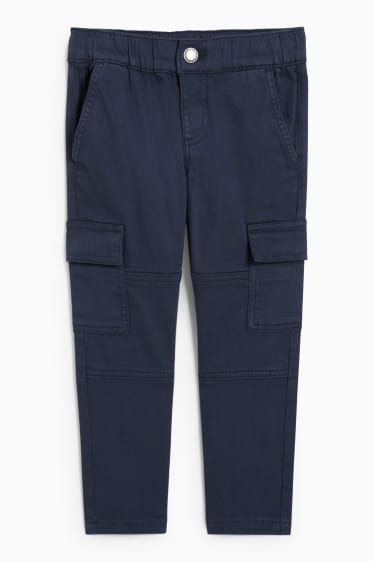 Enfants - Pantalon cargo - bleu foncé