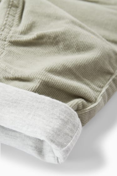 Nadó nen - Pantalons de pana per a nadó - pantalons tèrmics - marró/beix