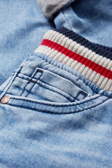 Kinder Buben - Slim Jeans - Thermojeans - Jog Denim - LYCRA® - helljeansblau
