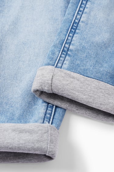 Kinderen - Slim jeans - thermojeans - jog denim - LYCRA® - jeanslichtblauw