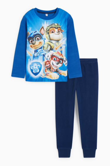Kinderen - PAW Patrol - pyjama van fleece - 2-delig - blauw