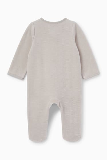 Babies - Bambi - baby sleepsuit - light gray