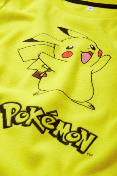 Bambini - Pokémon - pigiama in pile - 2 pezzi - giallo