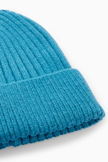 Enfants - Bonnet - turquoise foncé