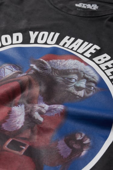 Men - Christmas T-shirt - Star Wars - dark gray