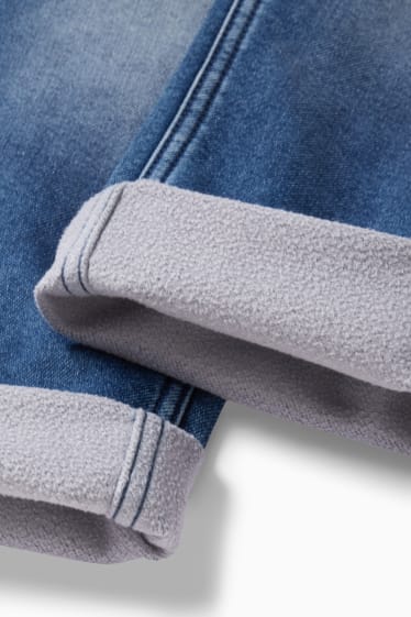 Kinder - Straight Jeans - Thermojeans - jeansblau