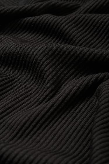 Donna - Gonna in maglia - nero