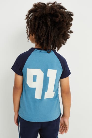 Kinderen: jongens - Sonic - set - hoodie en T-shirt - 2-delig - donkerblauw