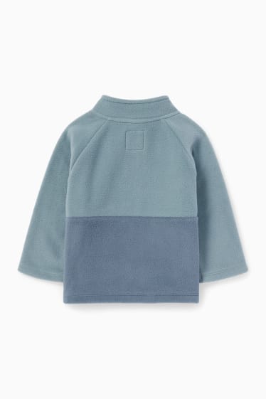 Babies - Baby fleece sweatshirt - blue / gray