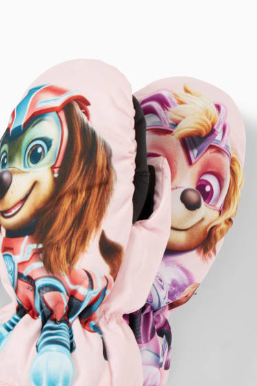 Enfants filles - Pat' Patrouille - moufles - rose