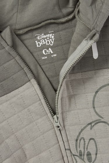 Bébés garçons - Mickey Mouse - combinaison chaude pour bébé - vert / gris