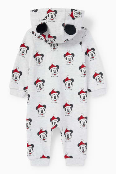 Bébés garçons - Mickey Mouse - combinaison de Noël pour bébé - gris clair