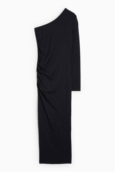 Ados & jeunes adultes - CLOCKHOUSE - robe dénudée sur une épaule - noir
