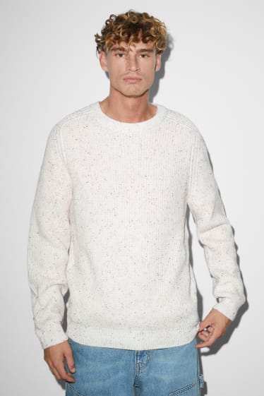 Men - Jumper - cremewhite