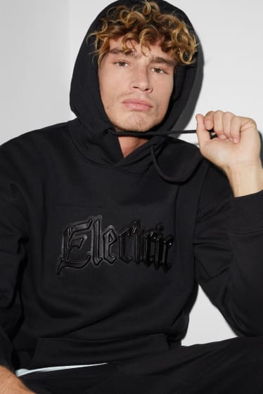 Heren - Hoodie - zwart