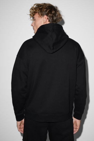 Heren - Hoodie - zwart