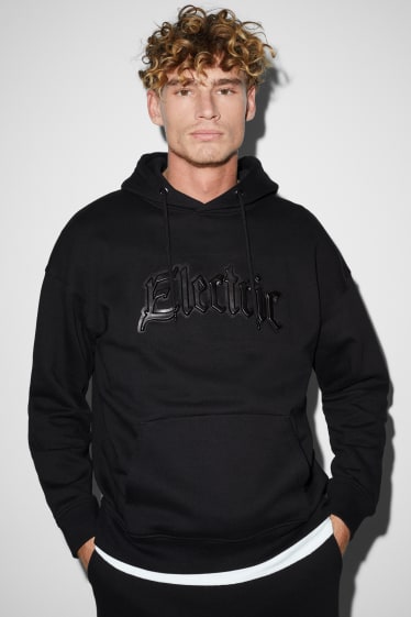 Heren - Hoodie - zwart