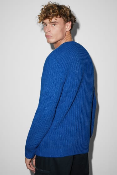 Herren - Pullover - blau