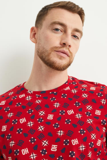 Men - Christmas T-shirt - red