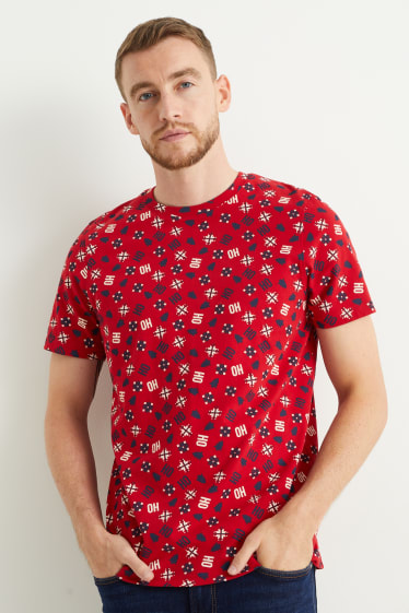 Men - Christmas T-shirt - red