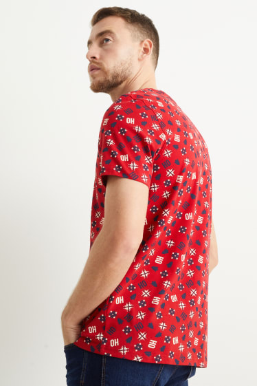 Men - Christmas T-shirt - red
