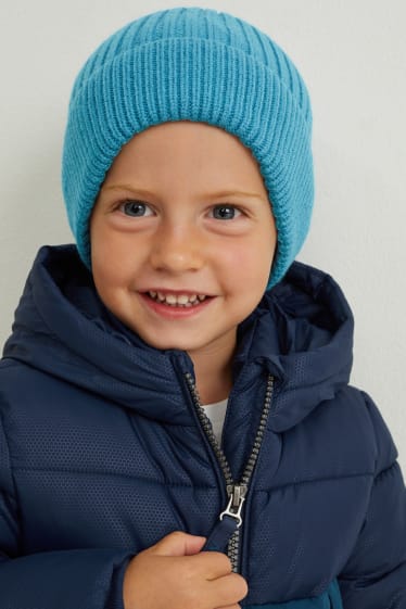 Enfants - Bonnet - turquoise foncé