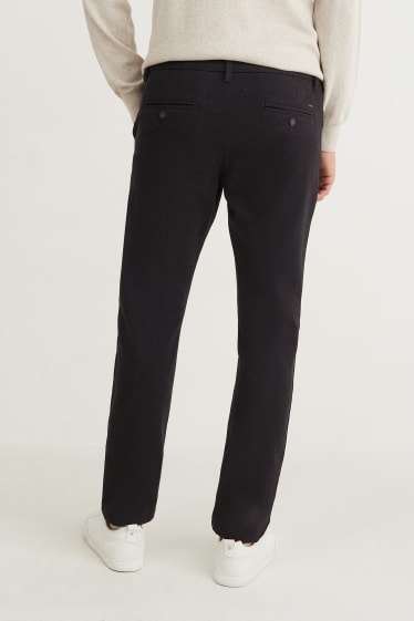 Hommes - Chino - slim fit - Flex - noir