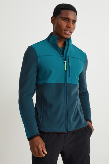 Hommes - Veste softshell - vert