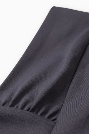 Joves - CLOCKHOUSE - samarreta crop de màniga llarga - gris fosc