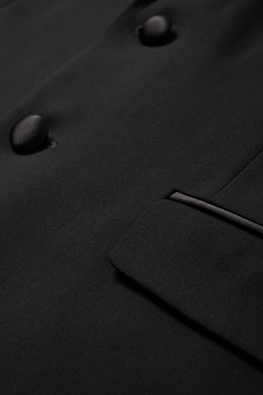 Men - Tuxedo jacket - slim fit - Flex - LYCRA® - mix & match - black