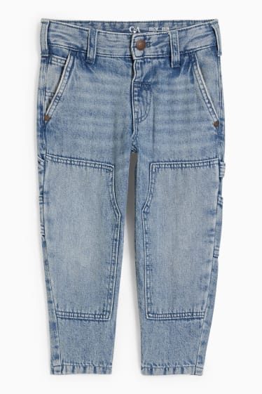 Dzieci - Relaxed jeans - ciepłe dżinsy - dżins-jasnoniebieski