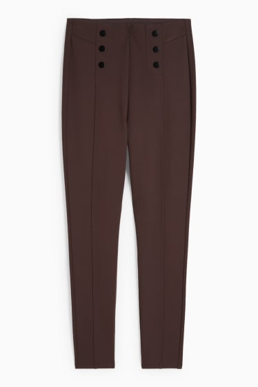 Femmes - Leggings - marron foncé