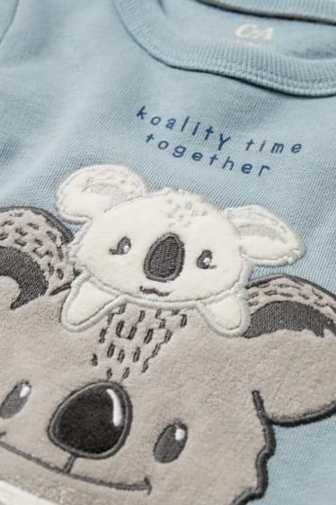 Baby Jungen - Koala - Baby-Sweatshirt - hellblau